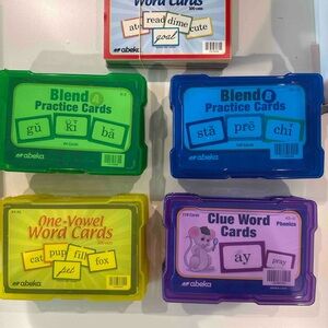 Abeka Educational Practice Cards Set